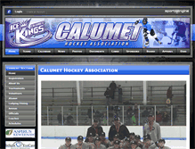 Tablet Screenshot of calumethockey.org